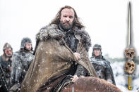 <p>Bigger isn’t always better; his brother, the Mountain, learned that the hard way. Sandor Clegane has learned how to keep his head down, which is tough when your head’s that high up. He’s strong enough to protect himself and wary enough not to get involved in anything too dangerous.<br><br>(Photo Credit: HBO) </p>