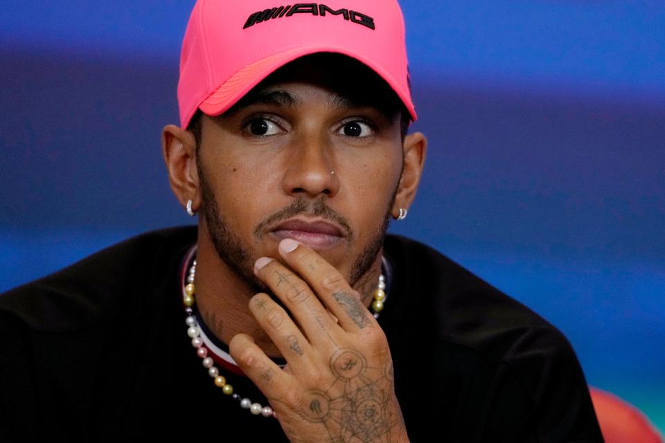 Lewis Hamilton, shown during the weekend of the 2022 Formula 1 Grand Prix of Abu Dhabi.