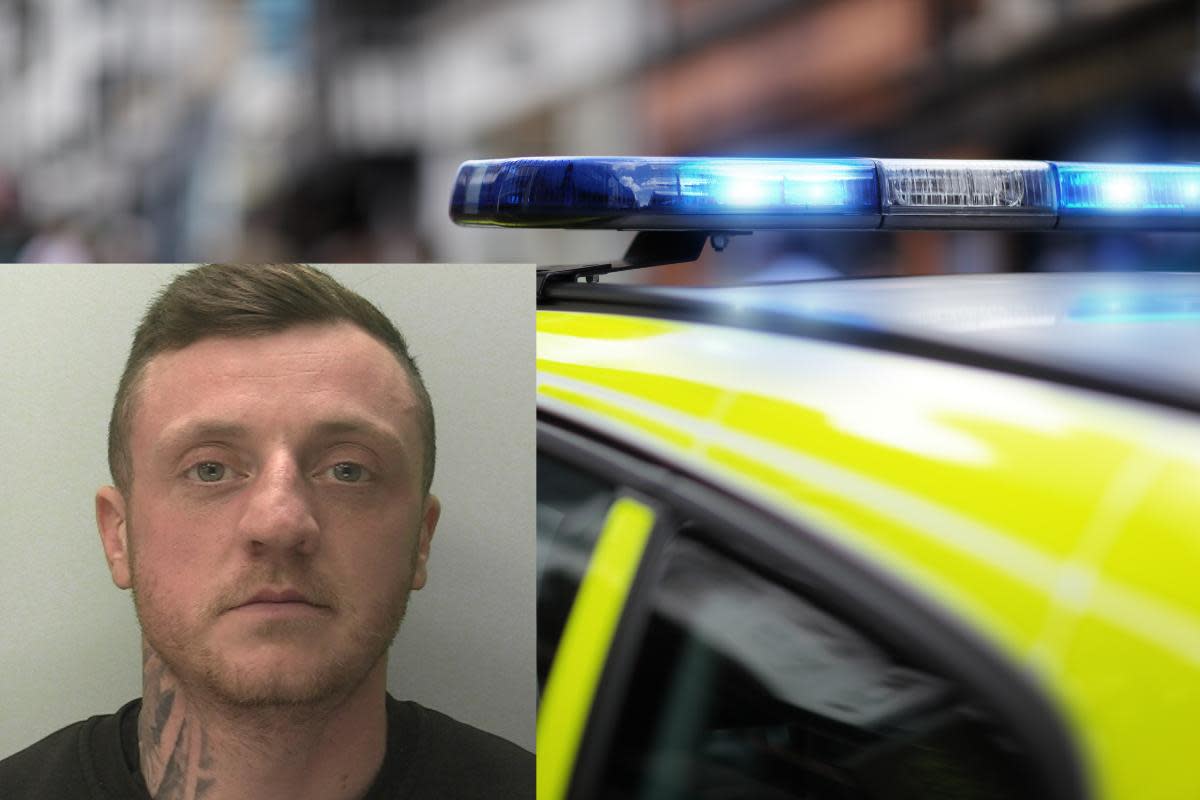Jake Nuttal is wanted as part on an investigation for harassment. <i>(Image: Devon and Cornwall Police)</i>