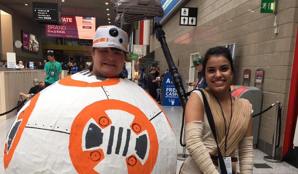 BB-8 and Rey