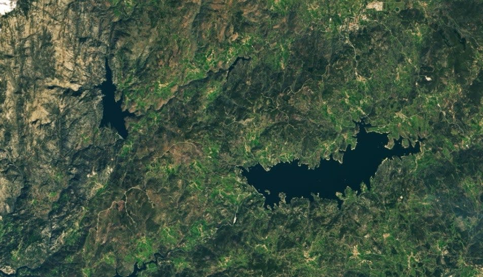 Shrinking Lakes on Iberian Peninsula