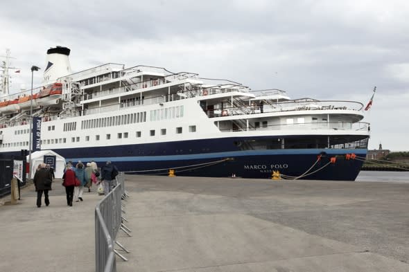 British cruise ship runs aground in Norway, 750 passengers stranded