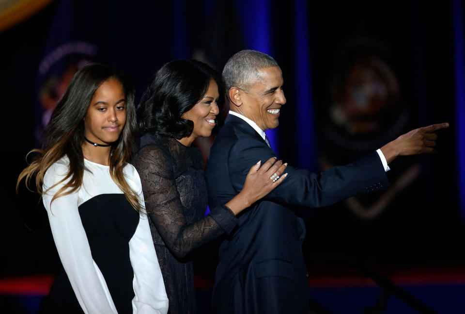 Obama bids his final farewell to the nation from his adopted hometown of Chicago