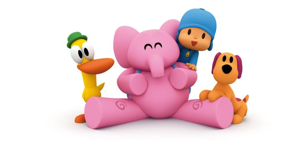 <p>This simply animated series, originally done in Spanish but dubbed in English, centers around a curious 4-year-old. Each episode is composed of a couple of Pocoyo's adventures, so if you're looking to cut down on screen time, this one is easy to stop before the 30-minute mark. </p><p><a class="link " href="https://www.netflix.com/title/70288470" rel="nofollow noopener" target="_blank" data-ylk="slk:WATCH NOW;elm:context_link;itc:0;sec:content-canvas">WATCH NOW</a></p>