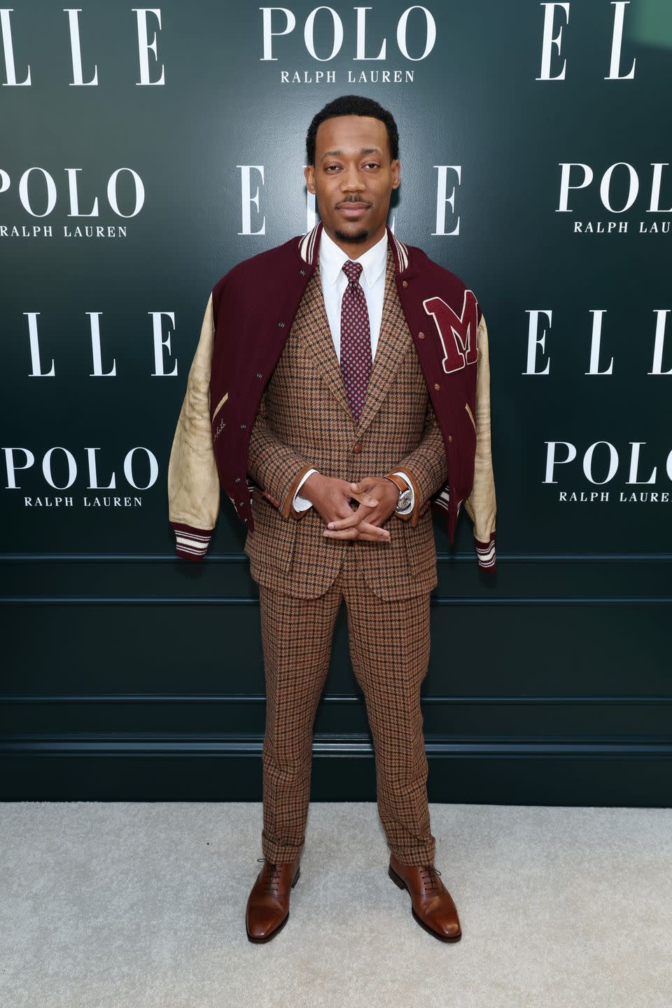 santa monica, california may 11 tyler james williams, wearing polo ralph lauren, attends elle hollywood rising presented by polo ralph lauren at the georgian hotel on may 11, 2023 in santa monica, california photo by phillip faraonegetty images for elle