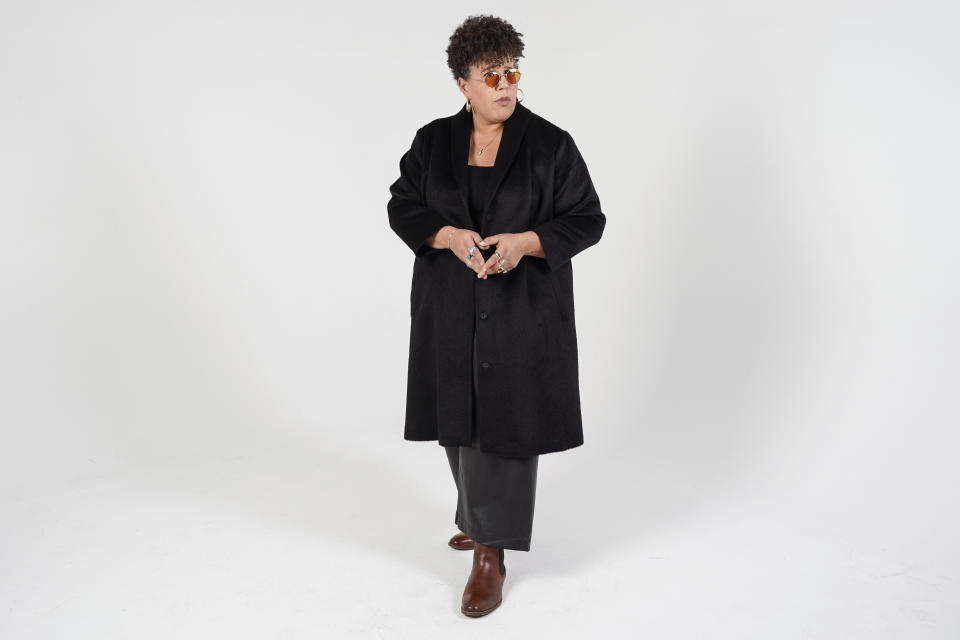 Brittany Howard poses for a portrait in Nashville, Tenn., on Saturday, Jan. 6, 2024, to promote her second solo album "What Now." (AP Photo/George Walker IV)