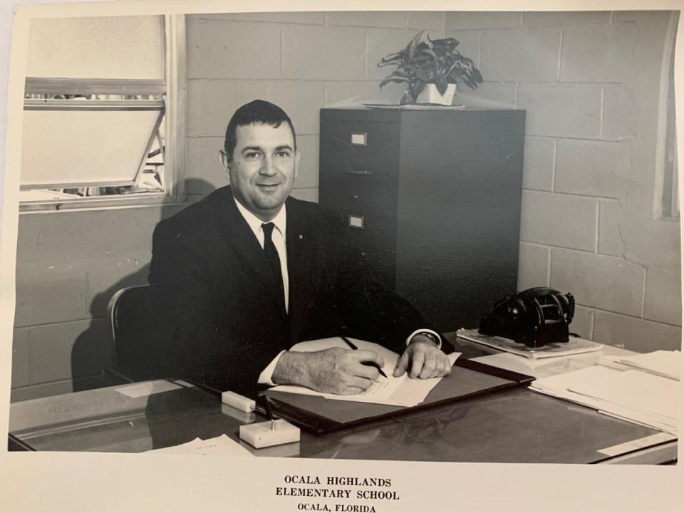 Bob Ward when he was principal at Ocala Highlands Elementary School.