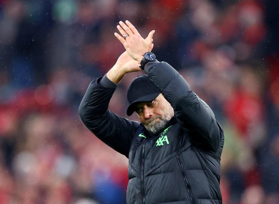 Liverpool boss Jurgen Klopp  (REUTERS)