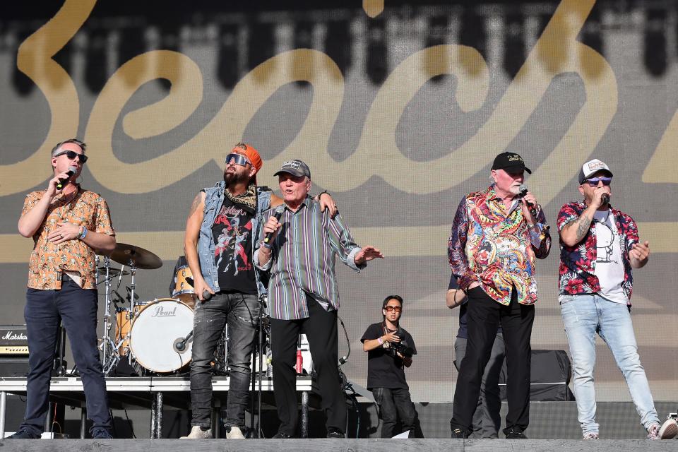The Beach Boys perform at the 2022 Stagecoach Festival in Indio, California.