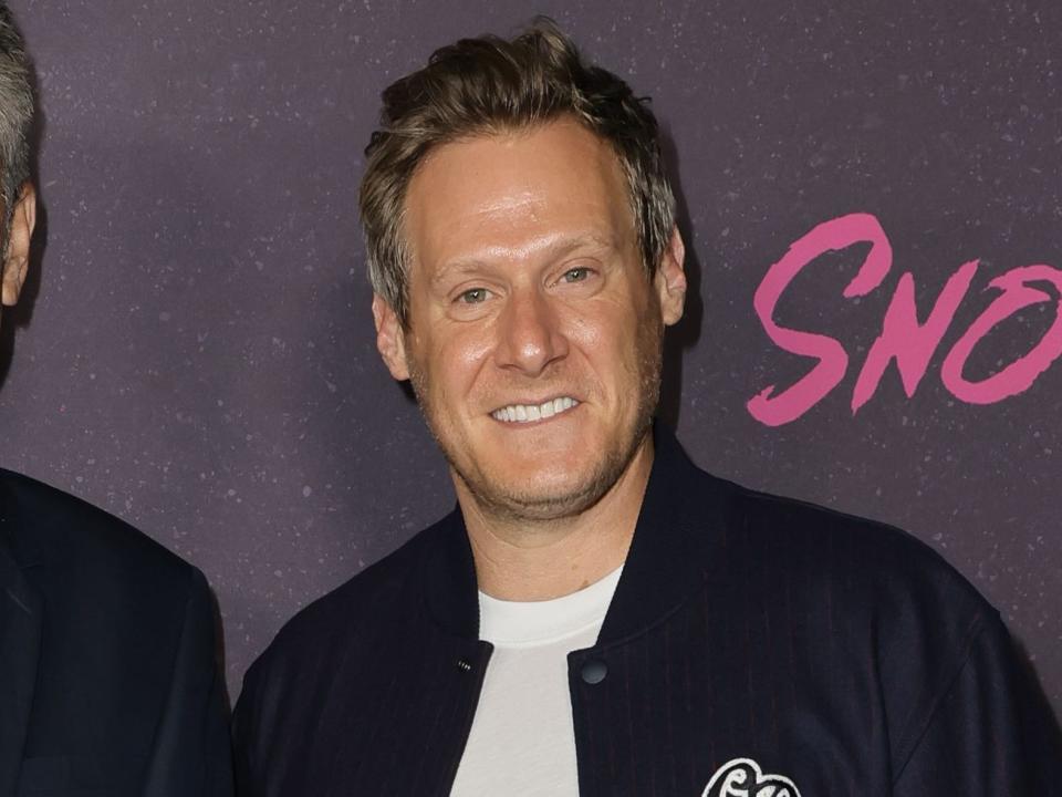Michael London and Trevor Engelson attend FX's "Snowfall" Season 5 Premiere at Grandmaster Recorders on February 17, 2022