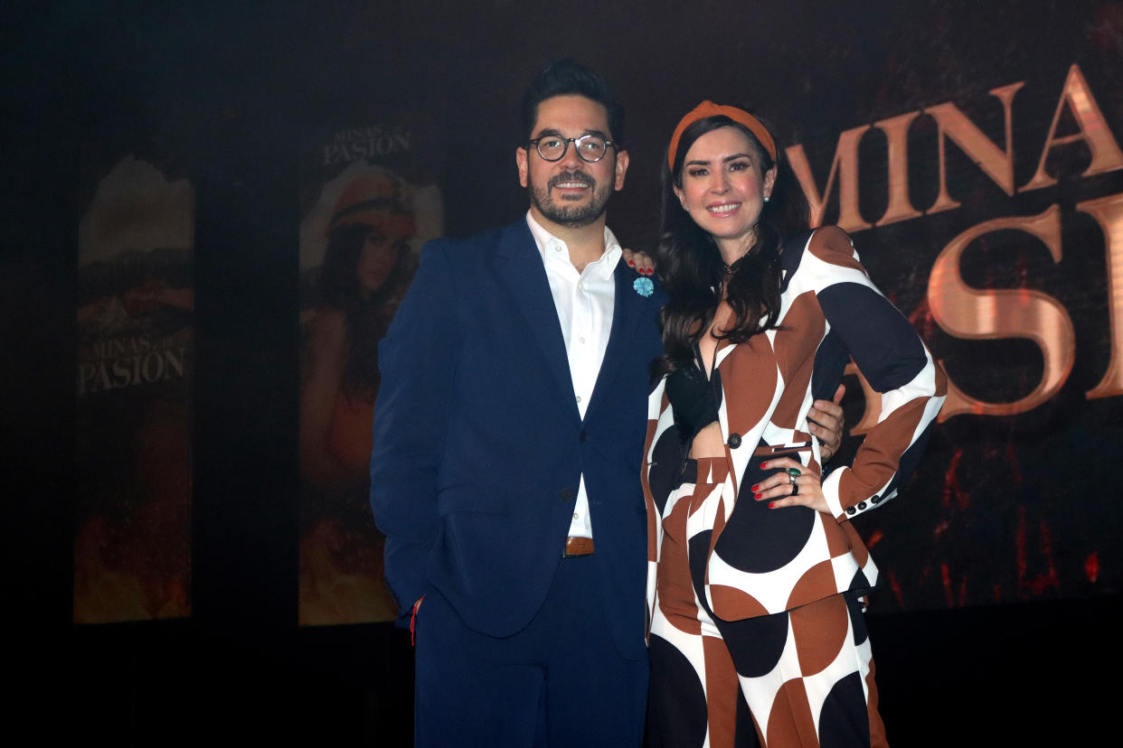 Pedro Ortíz de Pinedo y Andrea Torre en la presentación de 