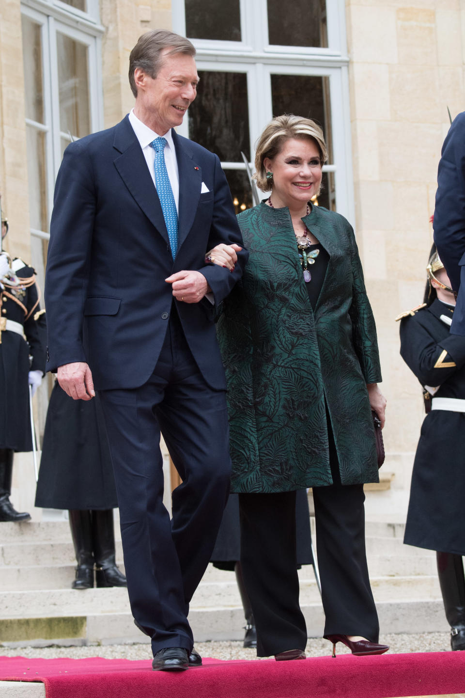 <p>Le grand-duc Henri et la grande-duchesse Maria Teresa de Luxembourg ne devraient pas faire le déplacement jusqu’au Royaume-Uni. Crédit photo : Getty Images </p>