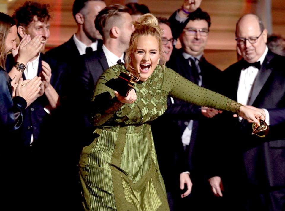 Adele, 2017 Grammys, Winners