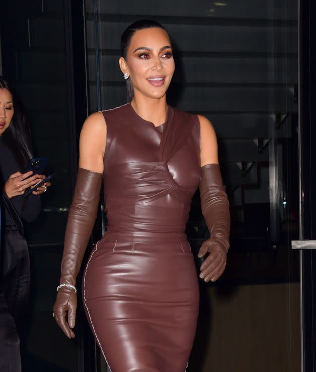 Kim Kardashian West leaving the WSJ. Magazine's Innovator Awards. (Photo: James Devaney via Getty Images)