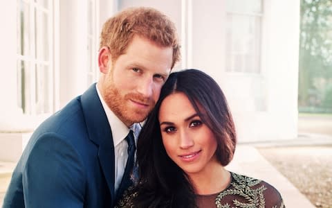 Prince Harry and Meghan Markle's engagement photo - Credit:  Alexi Lubomirski