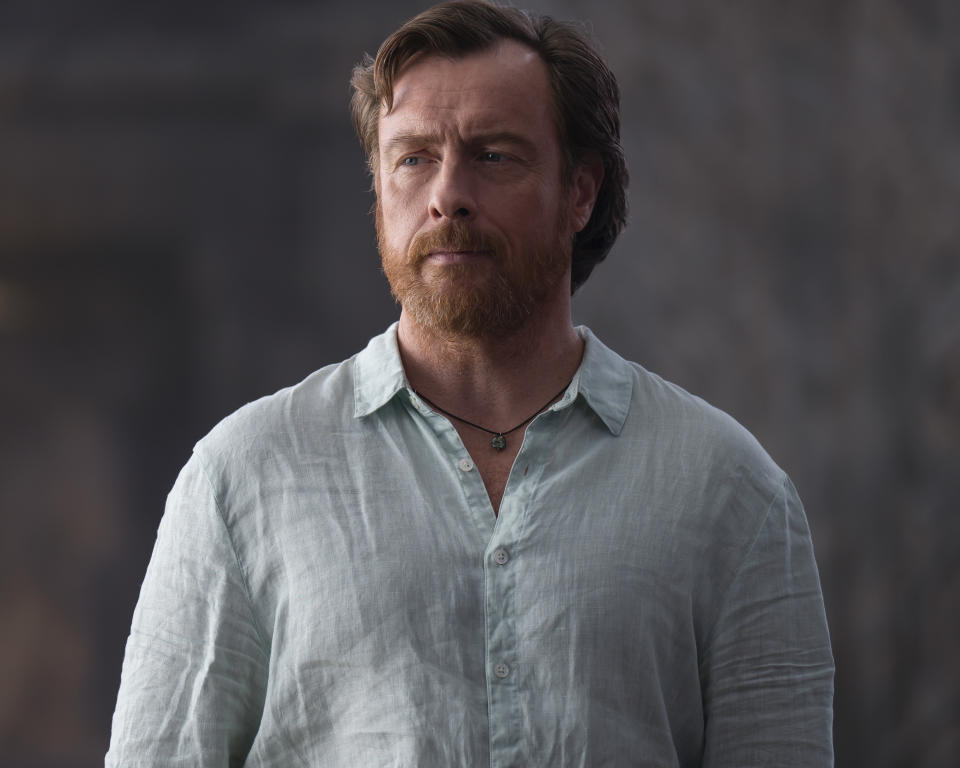 Toby Stephens as Poseidon in Percy Jackson and the Olympians (Disney+)