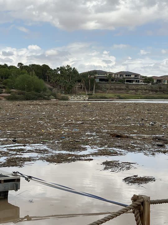 Lake Las Vegas flooding on Sept. 2, 2023 (Courtesy: Jenah Victor)