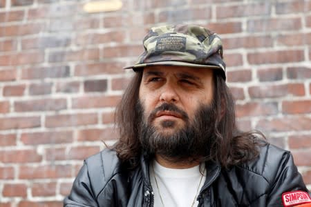 FILE PHOTO: Erik Brunetti, Los Angeles artist and streetwear designer of the clothing brand FUCT, poses for a portrait in Los Angeles