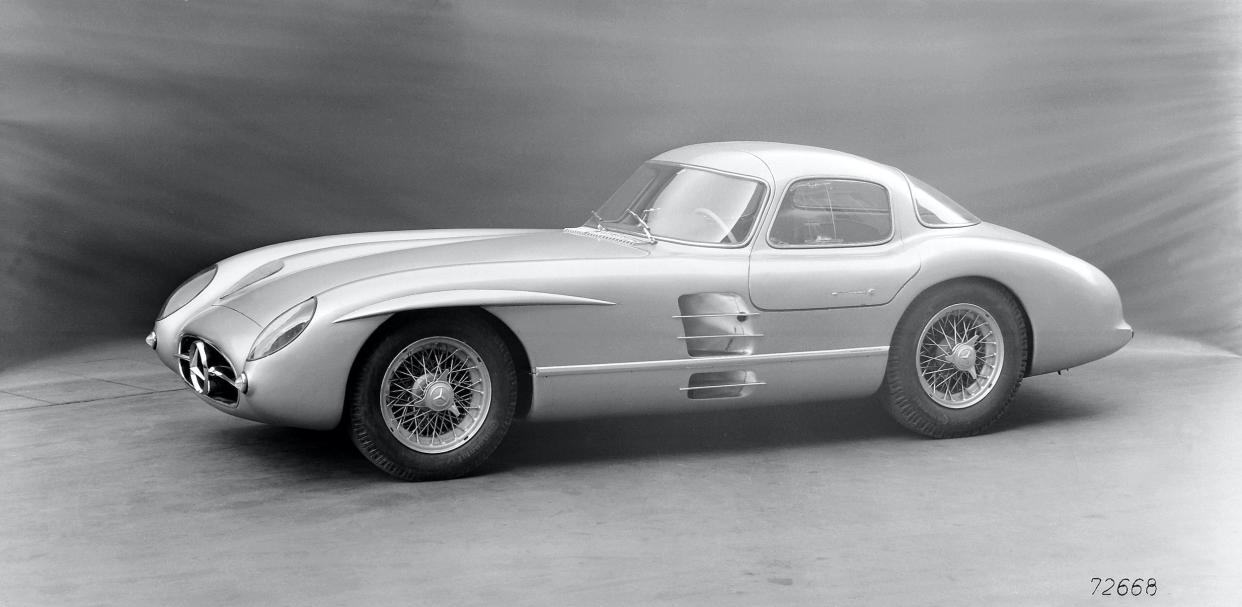 1955 Mercedes-Benz 300 SLR Coupe.