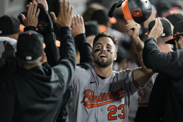 Orioles' Cedric Mullins homers twice on own T-shirt night in