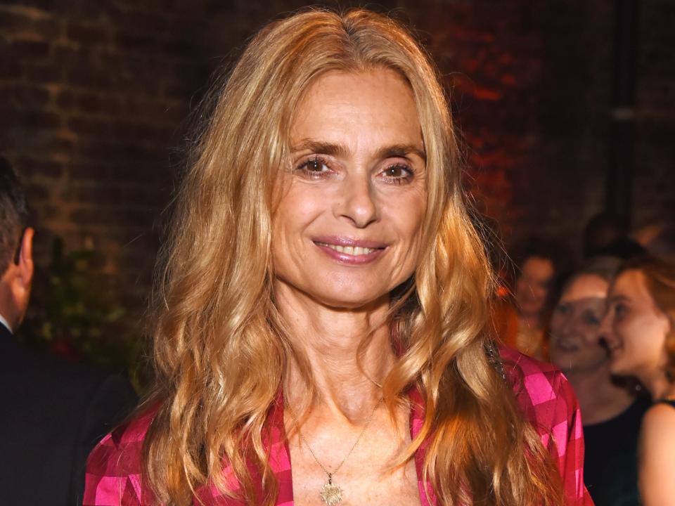 Maryam d'Abo attends the BFI & IWC Luminous Gala at The Roundhouse on October 1, 2019 in London, England.