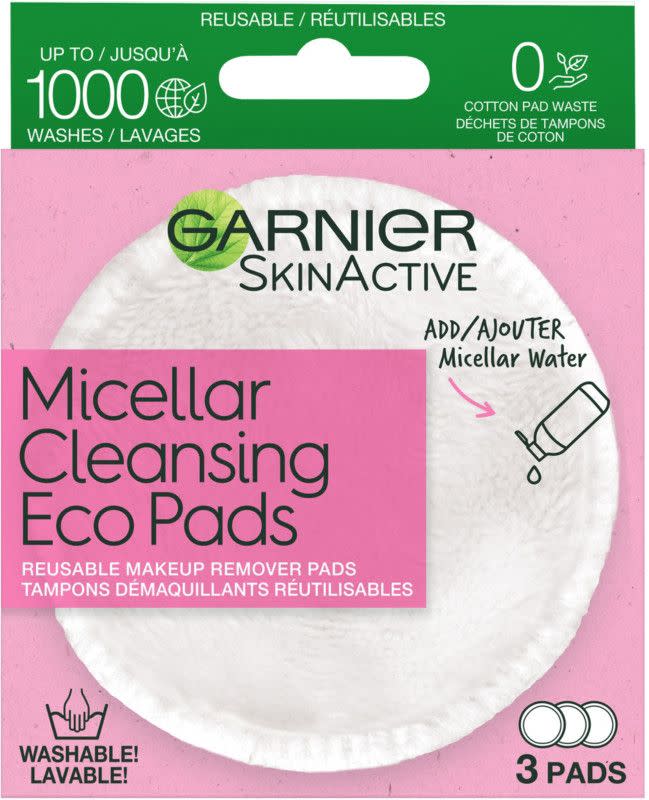 6) Garnier SkinActive Micellar Cleansing Eco Pads