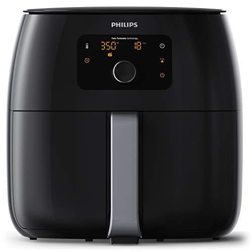 <p><strong>Philips Kitchen Appliances</strong></p><p>Amazon</p><p><strong>$349.95</strong></p><p><a href="https://www.amazon.com/dp/B07G3V9K17?tag=syn-yahoo-20&ascsubtag=%5Bartid%7C10050.g.34128970%5Bsrc%7Cyahoo-us" rel="nofollow noopener" target="_blank" data-ylk="slk:Shop Now;elm:context_link;itc:0;sec:content-canvas" class="link ">Shop Now</a></p><p>Though it's large and more expensive than many of the others, this best-seller does exactly what you expect, and does it unexpectedly well. The basket glides out smoothly, the digital dial is precise and easy to use, and it cooks food quickly and evenly. This is one of the few machines that can easily cook for a family, too; we found it made four chicken thighs without crowding.</p>