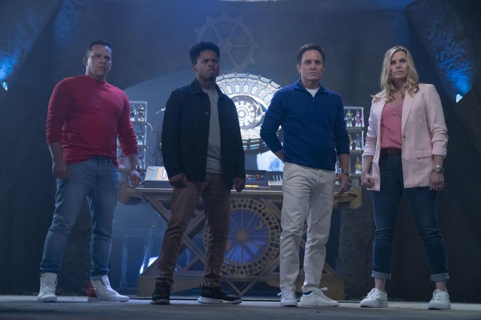 steve cardenas, walter emanuel jones, david yost, catherine sutherland, mighty morphin power rangers once and always