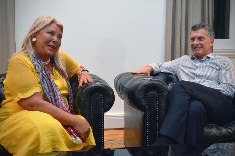 Macri y Carrió protagonizaron algunos roces fuertes este año