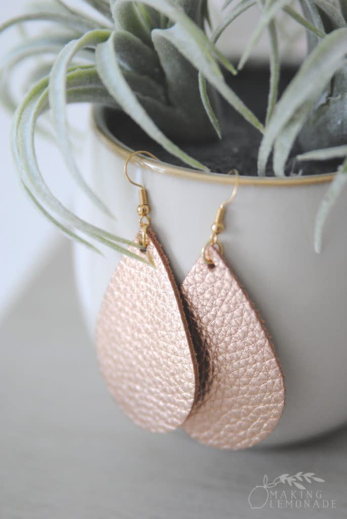 Leather Diffuser Earrings