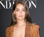 <p>Elle est souvent invitée aux défilés de créateurs mais ici elle se prête au jeu du photocall avant le dîner de la Vogue Foundation pendant la fashion week début juillet 2017. Crédit photo : Gettyimages </p>