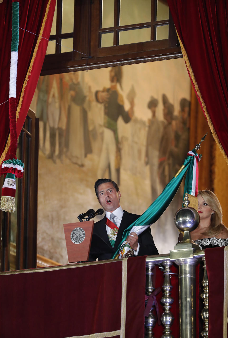 FOTOS: México celebra el 'Grito' con el recuerdo del trágico terremoto