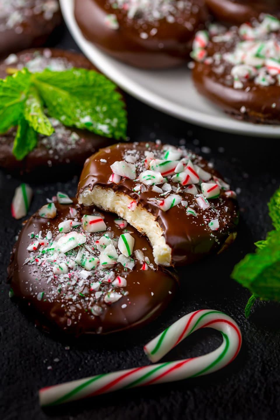 <p>Use your chocolate of choice to coat these simple peppermint patties.</p><p><strong>Get the recipe at <a href="https://bakerbynature.com/5-ingredient-peppermint-patties/" rel="nofollow noopener" target="_blank" data-ylk="slk:Baker by Nature;elm:context_link;itc:0;sec:content-canvas" class="link ">Baker by Nature</a>.</strong> </p>