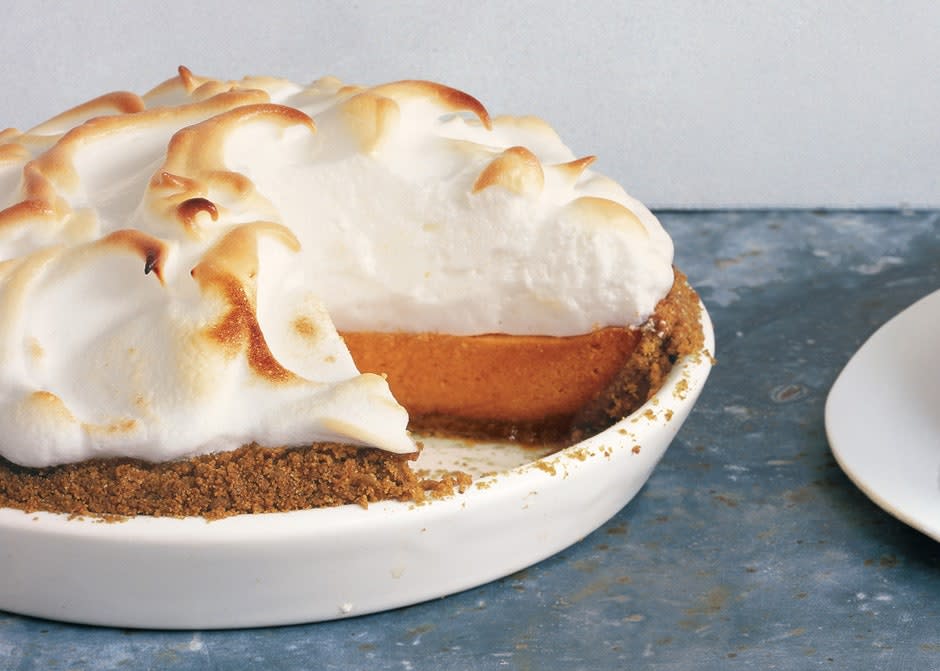 Sweet Potato Pie with Marshmallow Meringue