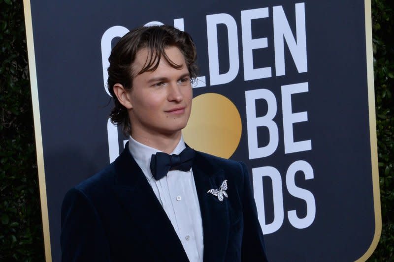 Ansel Elgort attends the 77th annual Golden Globe Awards at the Beverly Hilton Hotel in California on January 5, 2020. The actor turns 30 on March 14. File Photo by Jim Ruymen/UPI