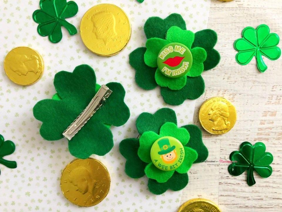 Four-Leaf Clover Hair Clip