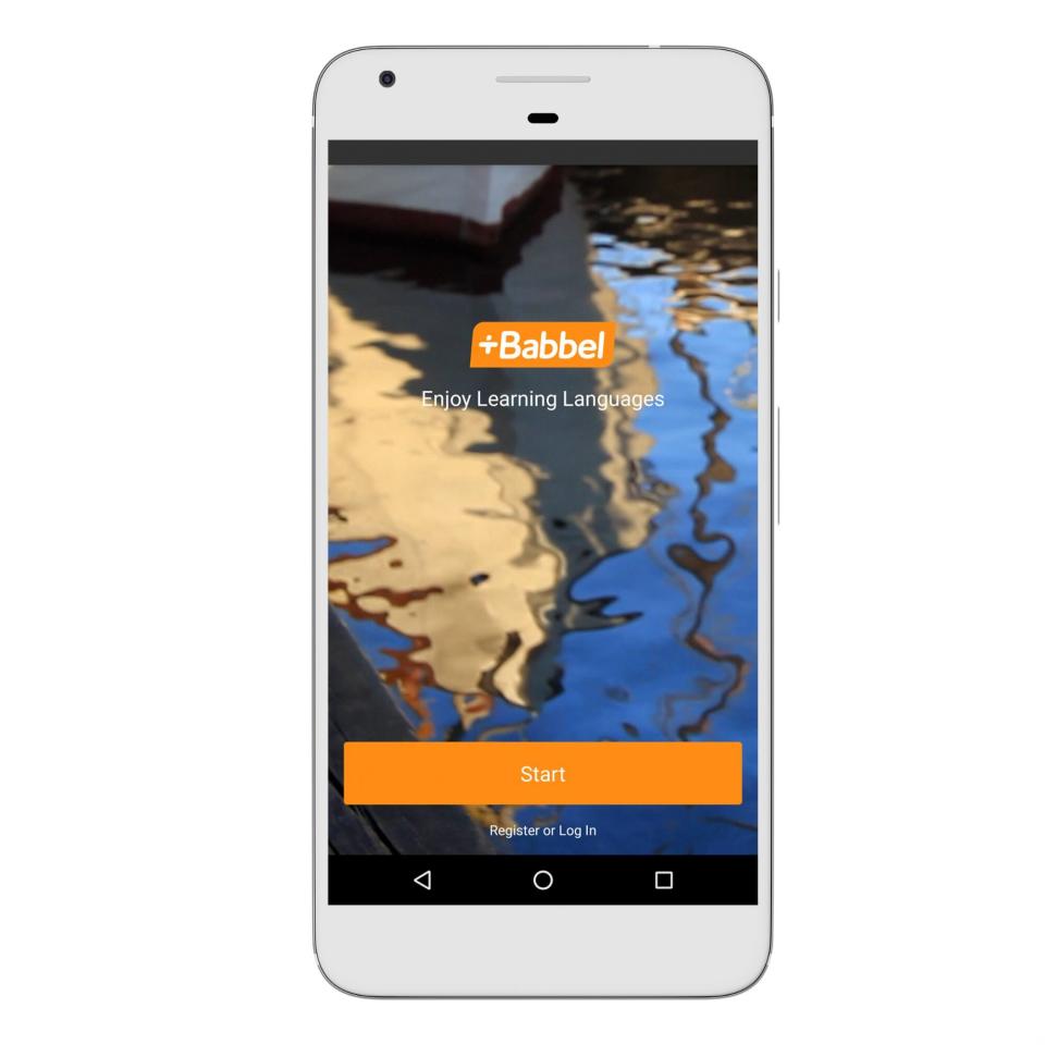Babbel App on Phone