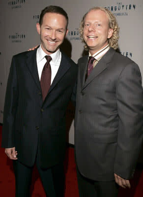 Producers Dan Jinks and Bruce Cohen at the New York premiere of Revolution Studios' The Forgotten