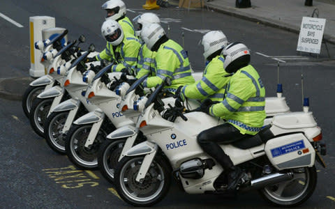 police motorcyclists - Credit: Russell Cheyne