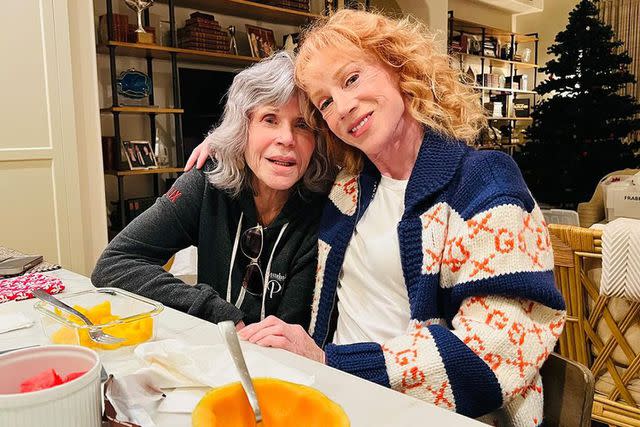 <p>Kathy Griffin/Instagram</p> Jane Fonda and Kathy Griffin