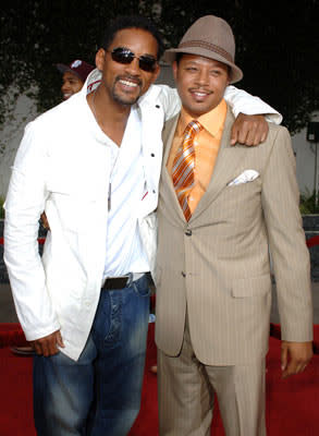 Will Smith and Terrence Dashon Howard at the Hollywood premiere of Paramount Classics' Hustle & Flow