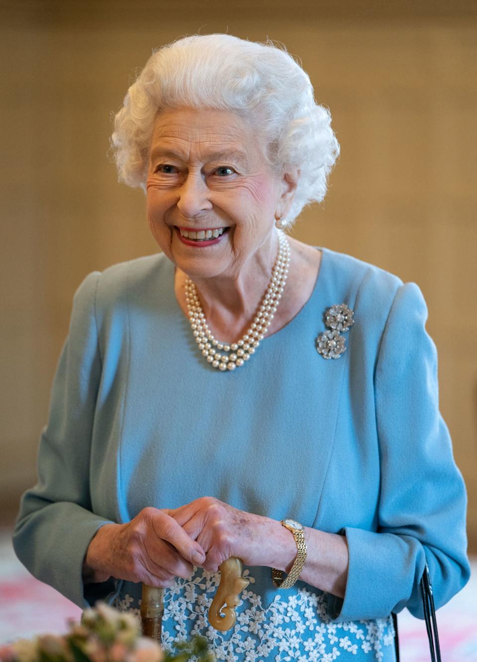 The Queen had no symptoms with royal officials saying they had 