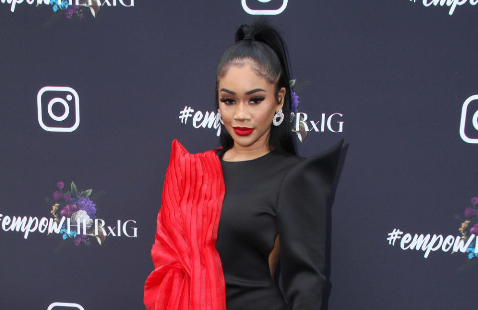 Saweetie has confessed to overthinking credit:Bang Showbiz