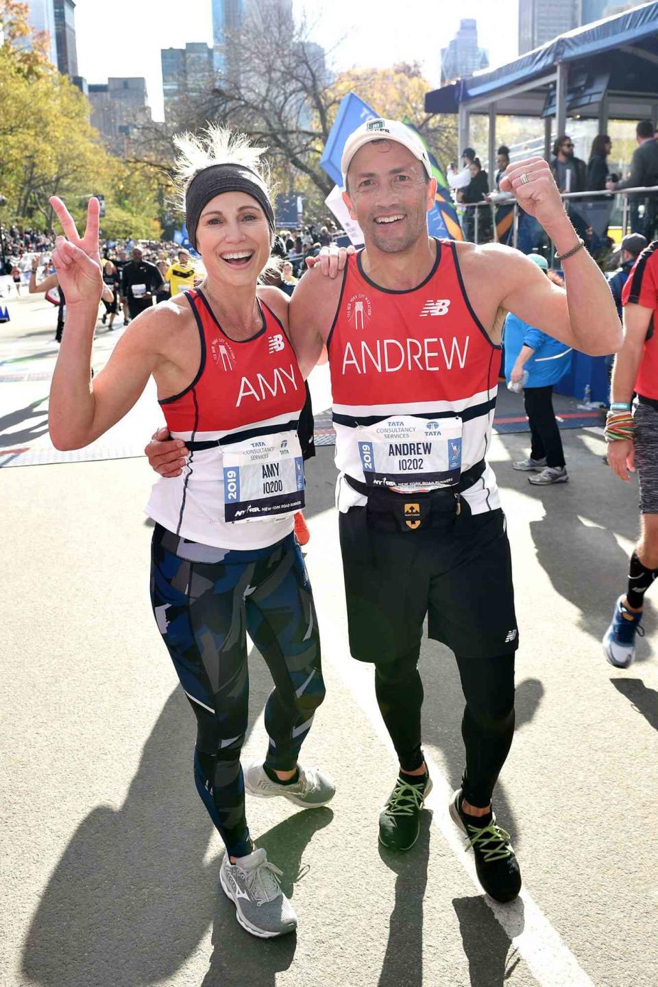 Amy Robach and Andrew Shue