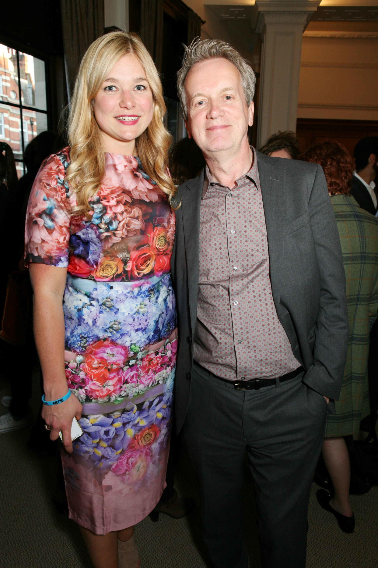LONDON, ENGLAND - MAY 20:  Kate Bryan and Frank Skinner attend the Art15 Preview Night & Freedom Audit Exhibition at Kensington Olympia on May 20, 2015 in London, United Kingdom.  (Photo by David M. Benett/Getty Images for ART15)