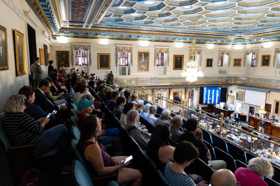 The South Carolina House of Representatives are called back by Governor Henry McMaster to finish bills left over from this year’s session on Tuesday, May 16, 2023.