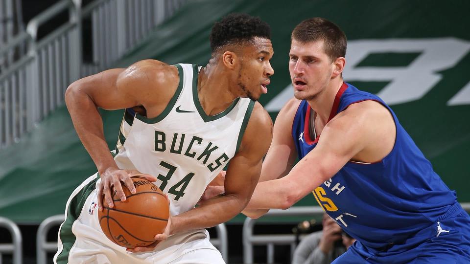 Giannis Antetokounmpo and Nikola Jokic