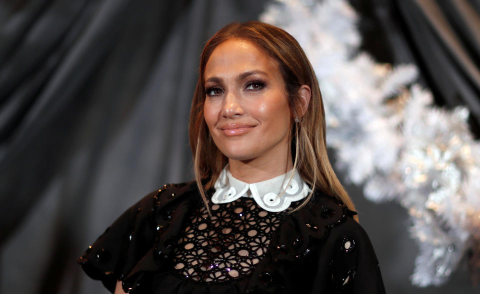 Cast member Jennifer Lopez poses at a photo call for the film "Second Act" in Los Angeles, California, U.S., December 9, 2018. REUTERS/Mario Anzuoni