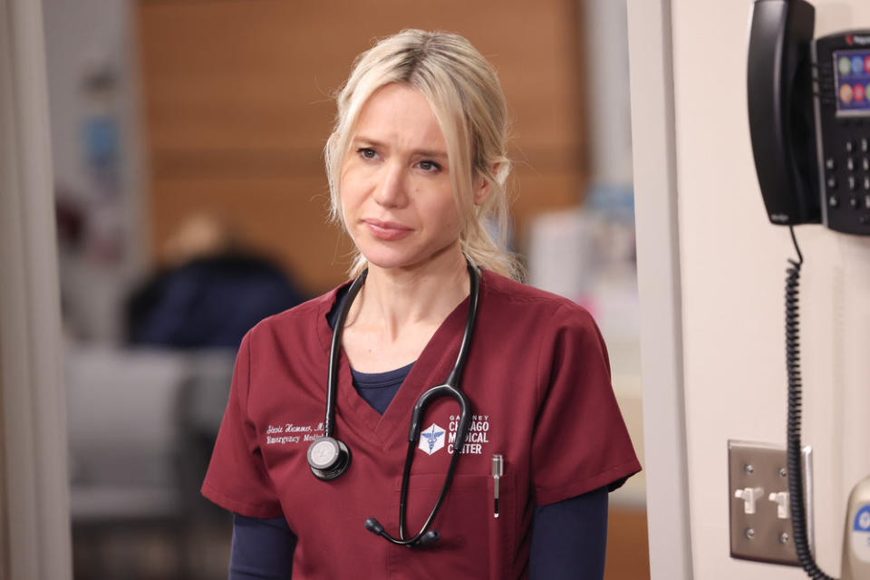 Kristen Hager as Dr. Stevie Hammer on ‘Chicago Med.’ - Credit: George Burns Jr/NBC