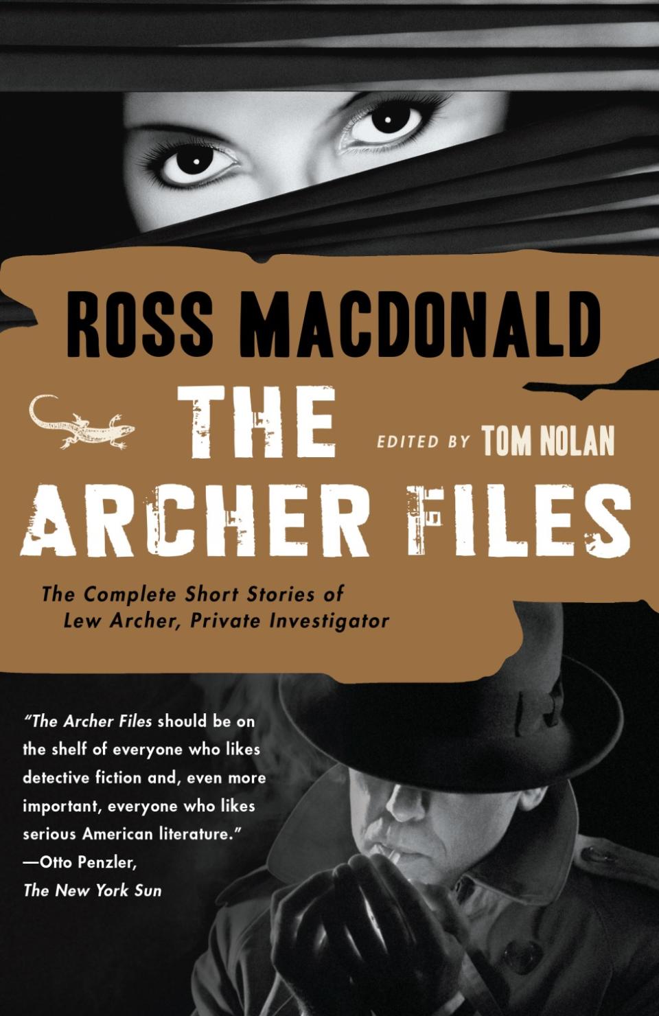 Book jacket for "The Archer Files:The Complete Short Stories of Lew Archer, Private Invesitgator" by Ross Macdonald.